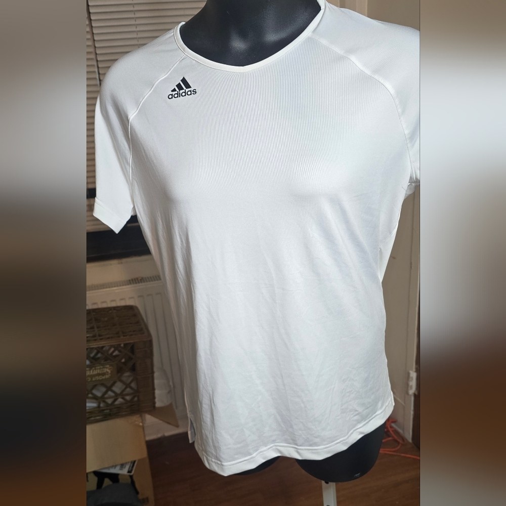 Adidas White XL Women T-Shirt